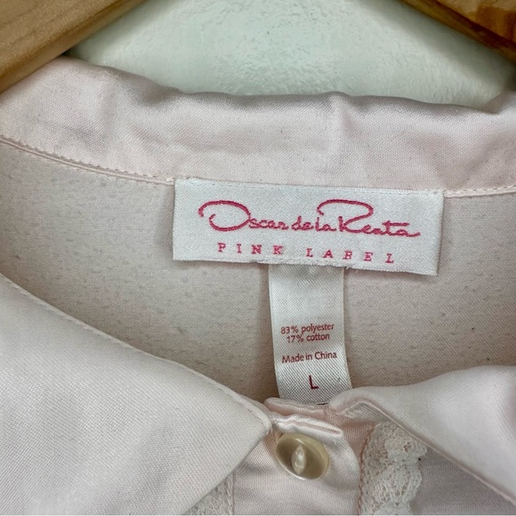 Vintage Oscar de la Renta Pink Label Large L Nightgown House Dress - Picture 2 of 13